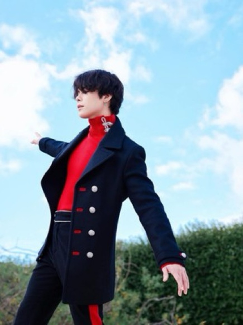 PACO RABANE X H&M red wool sweater  unisex M - Picture 6 of 13